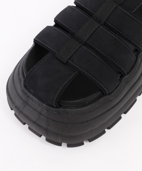 WC（ダブル シー）の「厚底グルカサンダル（サンダル・レディース・ブラック・SMALL/MEDIUM）」の6枚目の写真