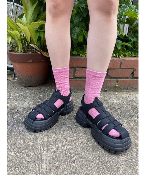 WC（ダブル シー）の「厚底グルカサンダル（サンダル・レディース・ブラック・SMALL/MEDIUM）」の11枚目の写真