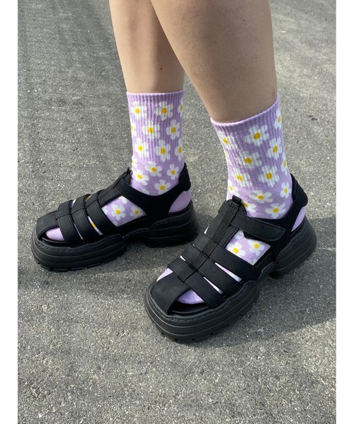 WC（ダブル シー）の「厚底グルカサンダル（サンダル・レディース・ブラック・SMALL/MEDIUM）」の12枚目の写真