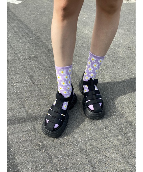 WC（ダブル シー）の「厚底グルカサンダル（サンダル・レディース・ブラック・SMALL/MEDIUM）」の13枚目の写真