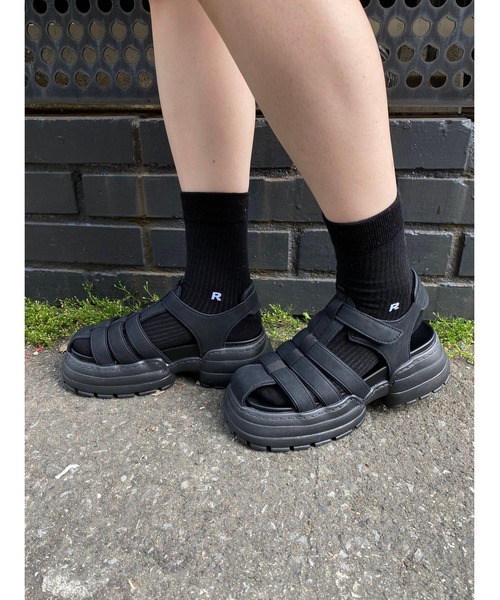 WC（ダブル シー）の「厚底グルカサンダル（サンダル・レディース・ブラック・SMALL/MEDIUM）」の15枚目の写真