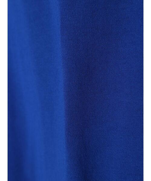 AMERICAN HOLIC（アメリカンホリック）の「サイドスリットフレンチスリーブワンピース（ワンピース・レディース・ブラック/ブルー/グレイッシュベージュ/テラコッタ・M/L）」の7枚目の写真