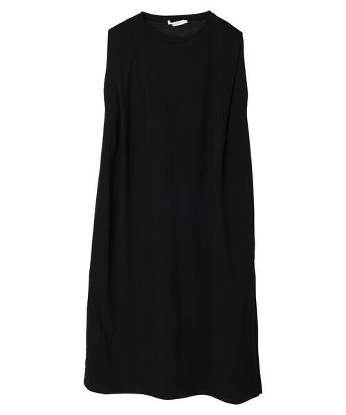 AMERICAN HOLIC（アメリカンホリック）の「サイドスリットフレンチスリーブワンピース（ワンピース・レディース・ブラック/ブルー/グレイッシュベージュ/テラコッタ・M/L）」の6枚目の写真