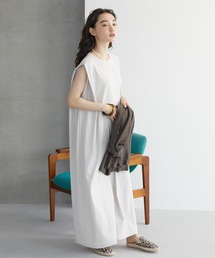 AMERICAN HOLIC | サイドスリットフレンチスリーブワンピース(ワンピース)