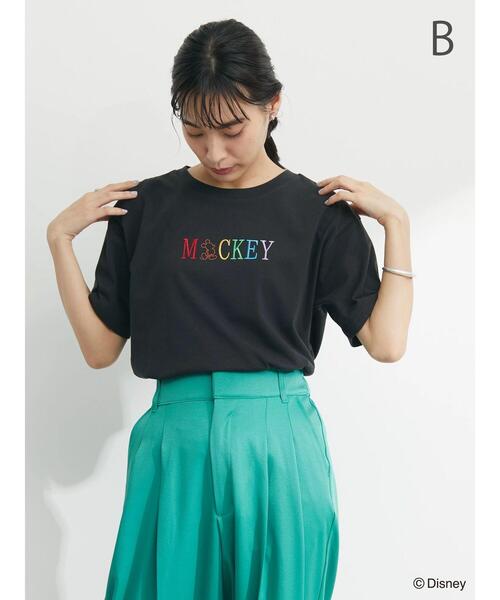 Green　Parks（グリーンパークス）の「Disney/レインボー刺繍T（Tシャツ/カットソー・レディース・A/B/C/D・FREE）」の19枚目の写真
