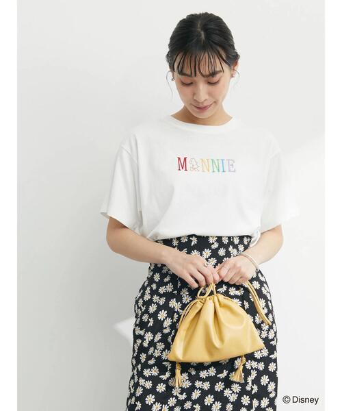 Green　Parks（グリーンパークス）の「Disney/レインボー刺繍T（Tシャツ/カットソー・レディース・A/B/C/D・FREE）」の5枚目の写真