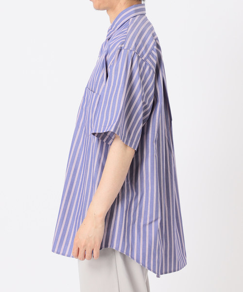 417 EDIFICE（フォーワンセブンエディフィス）の「【ESSENTIAL / エッセンシャル】レギュラー ストライプ S/S シャツ（シャツ/ブラウス・メンズ・その他10/その他11・MEDIUM/LARGE/SMALL）」の11枚目の写真
