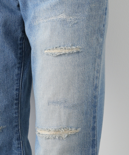 FRAMeWORK(フレームワーク)の「FRAMeWORK made by J フレアジーンズ(ダメージ)(その他パンツ・レディース・サックスブルー・SMALL/MEDIUM/LARGE)」の21枚目の写真