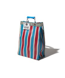PUEBCO（プエブコ）の「RECYCLED PLASTIC STRIPE BAG　Rectangle/D15（トートバッグ）」