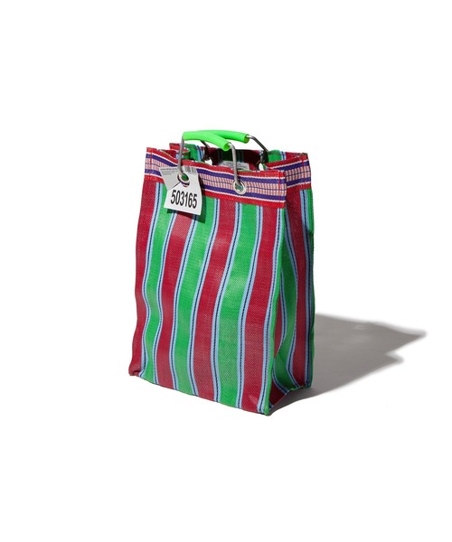 PUEBCO(プエブコ)の「RECYCLED PLASTIC STRIPE BAG Rectangle/D15(トートバッグ・メンズ・その他6/その他3/その他5/その他2/その他4/その他1・ONE SIZE)」の5枚目の写真
