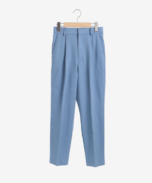 le.coeur blanc（ルクールブラン）の「シャンブレーテーパードパンツ（スラックス・レディース・ネイビー/サックスブルー・38/36）」の13枚目の写真