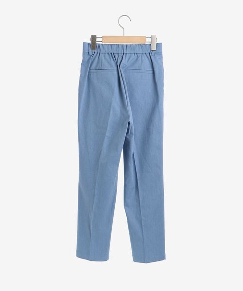 le.coeur blanc（ルクールブラン）の「シャンブレーテーパードパンツ（スラックス・レディース・ネイビー/サックスブルー・38/36）」の15枚目の写真