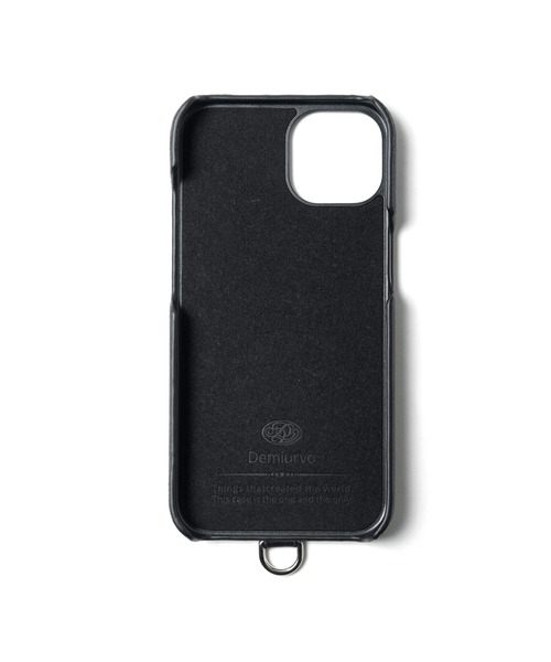 SOPHNET.（ソフネット）の「DEMIURVO LEATHER PHONE CASE for iPhone 12/12 Pro（スマホケース/カバー・メンズ・ブラック・FREE）」の5枚目の写真