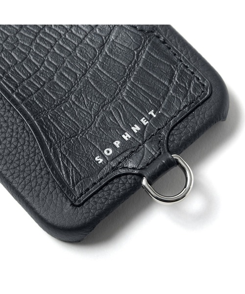 SOPHNET.（ソフネット）の「DEMIURVO LEATHER PHONE CASE for iPhone 12/12 Pro（スマホケース/カバー・メンズ・ブラック・FREE）」の8枚目の写真