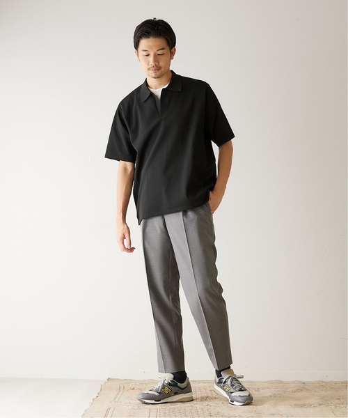 417 EDIFICE(フォーワンセブンエディフィス)の「【allery / アレリ―】 トロピカルウール TAPERED / テーパード(スラックス・メンズ・ベージュ/ネイビー/グレー・SMALL/MEDIUM/LARGE)」の5枚目の写真