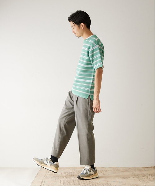 417 EDIFICE(フォーワンセブンエディフィス)の「【allery / アレリ―】 トロピカルウール TAPERED / テーパード(スラックス・メンズ・ベージュ/ネイビー/グレー・SMALL/MEDIUM/LARGE)」の8枚目の写真