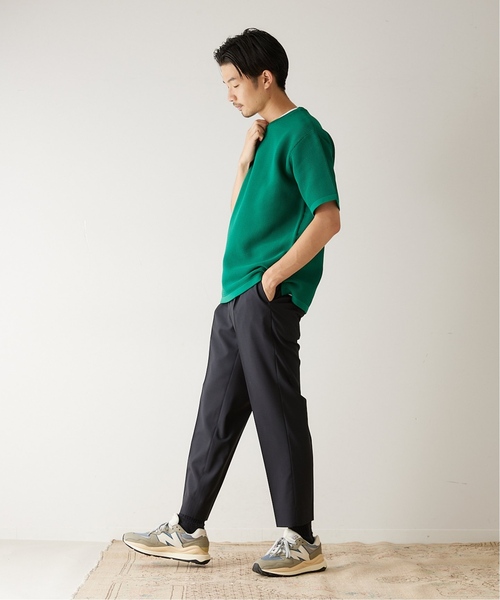 417 EDIFICE(フォーワンセブンエディフィス)の「【allery / アレリ―】 トロピカルウール TAPERED / テーパード(スラックス・メンズ・ベージュ/ネイビー/グレー・SMALL/MEDIUM/LARGE)」の11枚目の写真