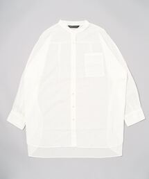 mizuiroind（ミズイロインド）の「mizuiro ind スタンドカラーワイドシャツ（Tシャツ/カットソー）」