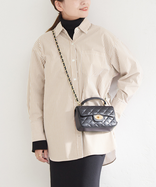 JOURNAL STANDARD（ジャーナルスタンダード）の「エステネージュビッグシャツ（シャツ/ブラウス・レディース・ホワイト/サックスブルー/ブルー/モカ・FREE）」の15枚目の写真