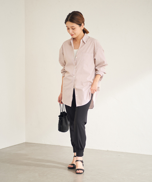 JOURNAL STANDARD（ジャーナルスタンダード）の「エステネージュビッグシャツ（シャツ/ブラウス・レディース・ホワイト/サックスブルー/ブルー/モカ・FREE）」の16枚目の写真