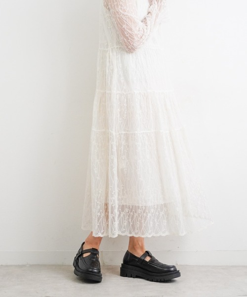 Fabby fabby（ファビィーファビィー）の「T-ストラップメッシュ シューズ（ドレスシューズ・レディース・ブラック/オフホワイト・MEDIUM/LARGE/SMALL）」の16枚目の写真