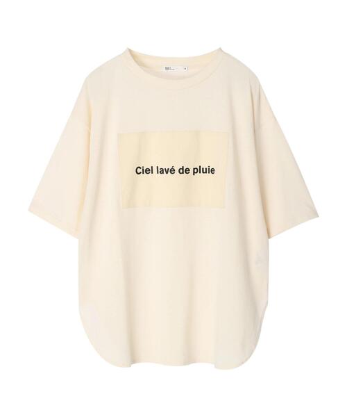 CRAFT STANDARD BOUTIQUE（クラフトスタンダードブティック）の「20/-天竺BOUTIQUE サイドチュニック　＊（Tシャツ/カットソー・レディース・チャコールグレー/パープル/オフホワイト/ブルー/アイボリー・M/L）」の16枚目の写真