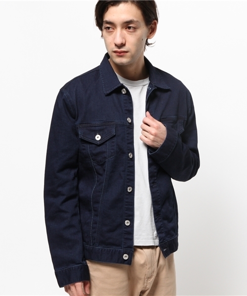 VENCEEXCHANGE（ヴァンスエクスチェンジ）の「カットデニムGジャン（デニムジャケット・メンズ・ライトブルー/ブルー・LARGE/MEDIUM）」の2枚目の写真