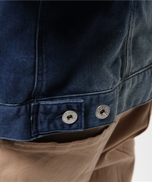 VENCEEXCHANGE（ヴァンスエクスチェンジ）の「カットデニムGジャン（デニムジャケット・メンズ・ライトブルー/ブルー・LARGE/MEDIUM）」の8枚目の写真