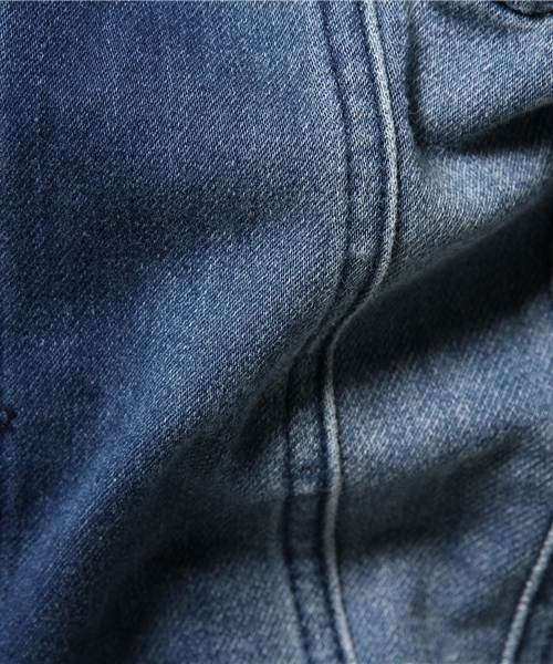 VENCEEXCHANGE（ヴァンスエクスチェンジ）の「カットデニムGジャン（デニムジャケット・メンズ・ライトブルー/ブルー・LARGE/MEDIUM）」の11枚目の写真