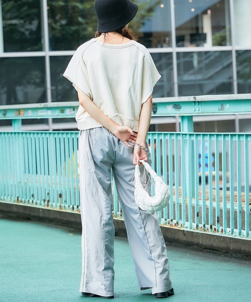 【美品】etsinta/エシンタ リメイク トラック ジャージーパンツ カーキ etsinta（エシンタ）の「≪新色追加≫【etsinta/エシンタ