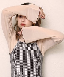 one after another NICE CLAUP | 配色メローシアートップス(Tシャツ/カットソー)