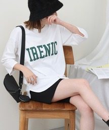 COLONY 2139 | ロゴ入りスマート6分袖Tシャツ(Tシャツ/カットソー)