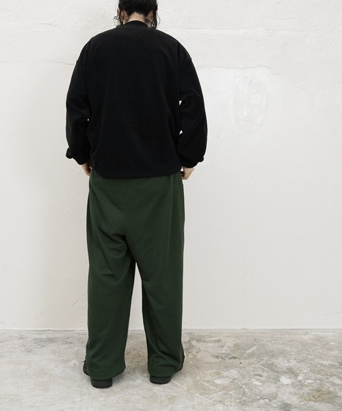 GERRY（ジェリー）の「GERRY / ジェリー 別注 コラボ ルーズシルエット 切替配色 裏毛 スウェットパンツ（スウェットパンツ・メンズ・ブラック/ベージュ/グリーン・MEDIUM/LARGE）」の9枚目の写真