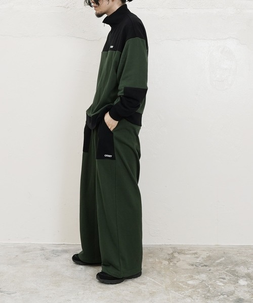 GERRY（ジェリー）の「GERRY / ジェリー 別注 コラボ ルーズシルエット 切替配色 裏毛 スウェットパンツ（スウェットパンツ・メンズ・ブラック/ベージュ/グリーン・MEDIUM/LARGE）」の11枚目の写真