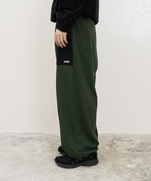 GERRY（ジェリー）の「GERRY / ジェリー 別注 コラボ ルーズシルエット 切替配色 裏毛 スウェットパンツ（スウェットパンツ・メンズ・ブラック/ベージュ/グリーン・MEDIUM/LARGE）」の19枚目の写真
