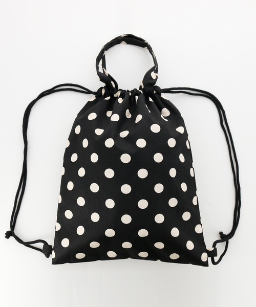 Catherine Cottage（キャサリンコテージ）の「2WAYナップサック（バックパック/リュック・キッズ・ストライプ/ドット/チェック・FREE）」の6枚目の写真