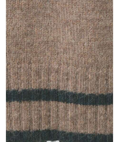 MURUA（ムルーア）の「【WEB限定 ITEM】バックスリットラインニットチュニック（ニット/セーター・レディース・ブルー/モカ/ネイビー・FREE）」の20枚目の写真