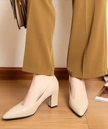 シンプルヒールパンプス