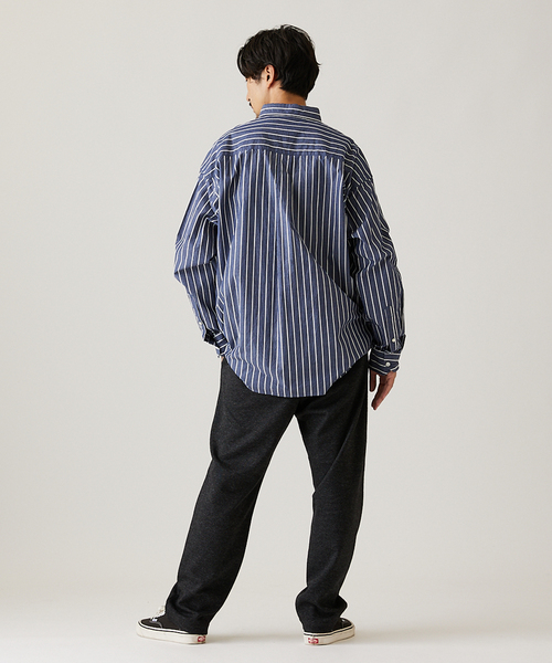 JOURNAL STANDARD（ジャーナルスタンダード）の「ウール ジャージ ブッチャー パンツ（その他パンツ・メンズ・ブラック系その他/ネイビー/ブラウン/タン・MEDIUM/LARGE/SMALL）」の6枚目の写真