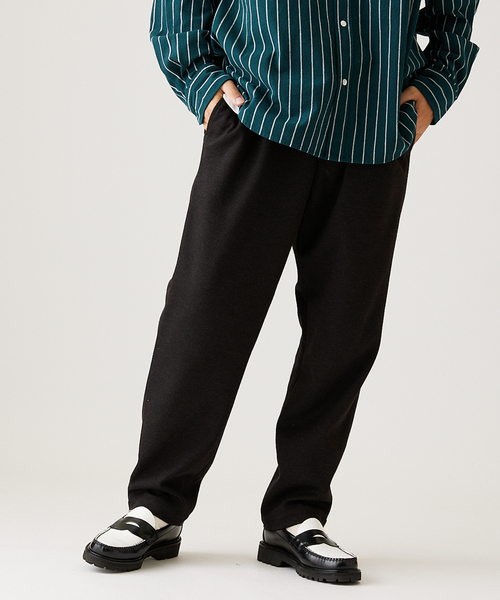 JOURNAL STANDARD（ジャーナルスタンダード）の「ウール ジャージ ブッチャー パンツ（その他パンツ・メンズ・ブラック系その他/ネイビー/ブラウン/タン・MEDIUM/LARGE/SMALL）」の17枚目の写真