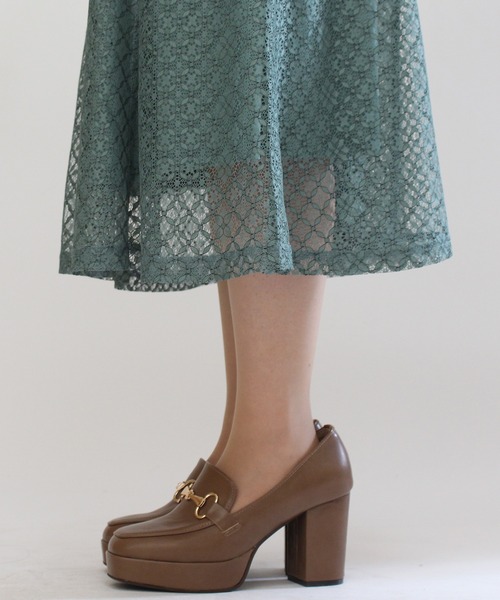 ASTORIA ODIER(アストリアオディール)の「衿付きセットアップ風レースワンピース(ワンピース・レディース・ブラック/ベージュ/グリーン・MEDIUM)」の16枚目の写真