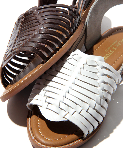 FREAK'S STORE（フリークスストア）の「インドフラットサンダル　～2015SS～（サンダル・レディース・ホワイト/ブラウン/ダークブラウン・38/36/37）」の19枚目の写真