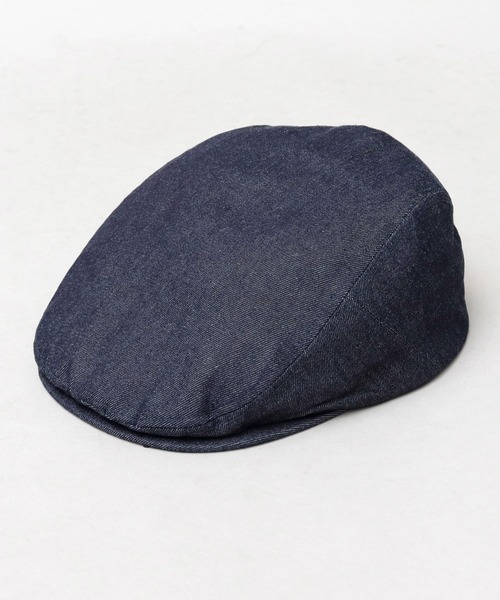 ReqHatter（レックハッター）の「13オンス デニム ハンチング / フラットバイザー ハンチング帽（ハンチング/ベレー帽・メンズ・ネイビー/ブラック・FREE）」の15枚目の写真