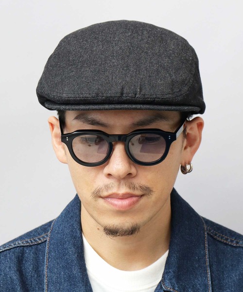 ReqHatter（レックハッター）の「13オンス デニム ハンチング / フラットバイザー ハンチング帽（ハンチング/ベレー帽・メンズ・ネイビー/ブラック・FREE）」の13枚目の写真