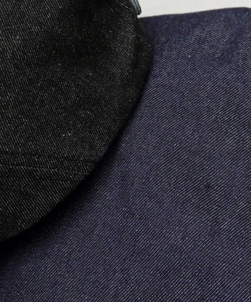 ReqHatter（レックハッター）の「13オンス デニム ハンチング / フラットバイザー ハンチング帽（ハンチング/ベレー帽・メンズ・ネイビー/ブラック・FREE）」の11枚目の写真