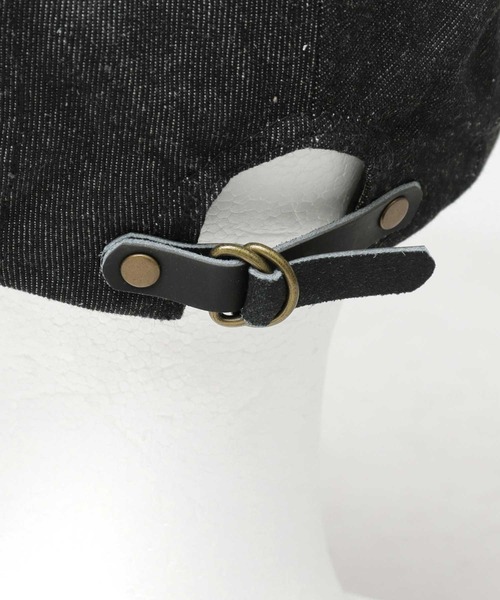 ReqHatter（レックハッター）の「13オンス デニム ハンチング / フラットバイザー ハンチング帽（ハンチング/ベレー帽・メンズ・ネイビー/ブラック・FREE）」の10枚目の写真