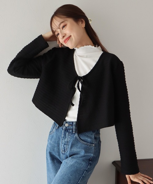 BLUEEAST（ブルーイースト）の「起毛メローハイネックカットソー（Tシャツ/カットソー・レディース・ブラック/パープル/グリーン/ホワイト/ブラウン・MEDIUM）」の7枚目の写真