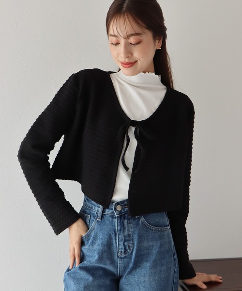 BLUEEAST（ブルーイースト）の「起毛メローハイネックカットソー（Tシャツ/カットソー・レディース・ブラック/パープル/グリーン/ホワイト/ブラウン・MEDIUM）」の16枚目の写真