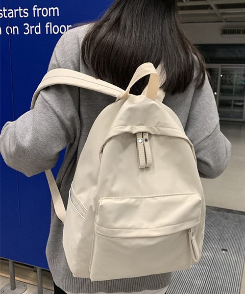 c.u.l(シーユーエル)の「ユニセックス シンプルキャンバスリュック バックパック cula503(バックパック/リュック・レディース・ベージュ/ブラック/アイボリー/ブルー・FREE)」の19枚目の写真