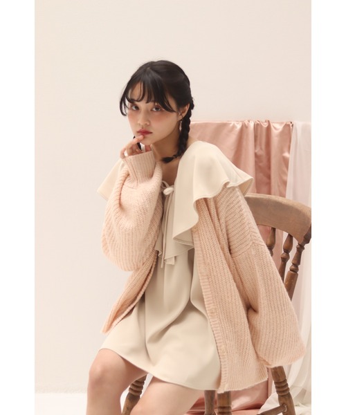 muguet（ミュゲ）の「big frill mini op（ワンピース）」 - WEAR
